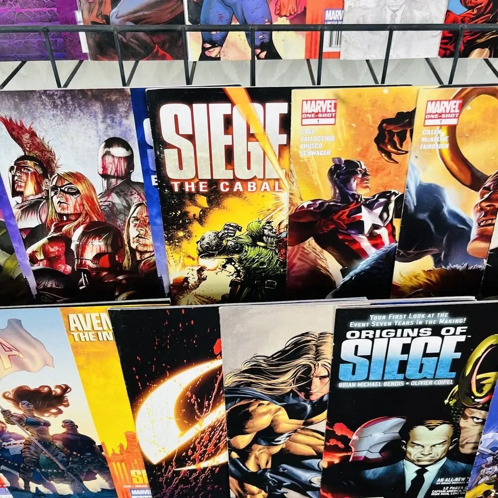 Siege 1-4, Dark Avengers 13 14, New 61 63, Initiative 32 33 35, Thor 610 Key 1st